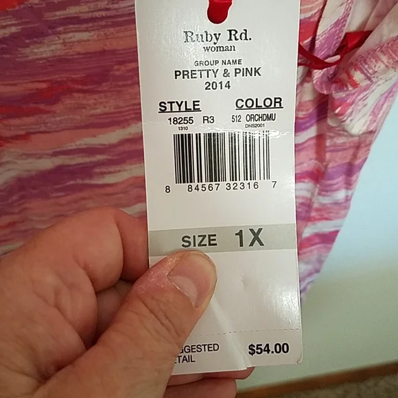 Ruby Rd 1x top - Picture 5 of 5